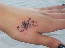 tiny hand tattoo